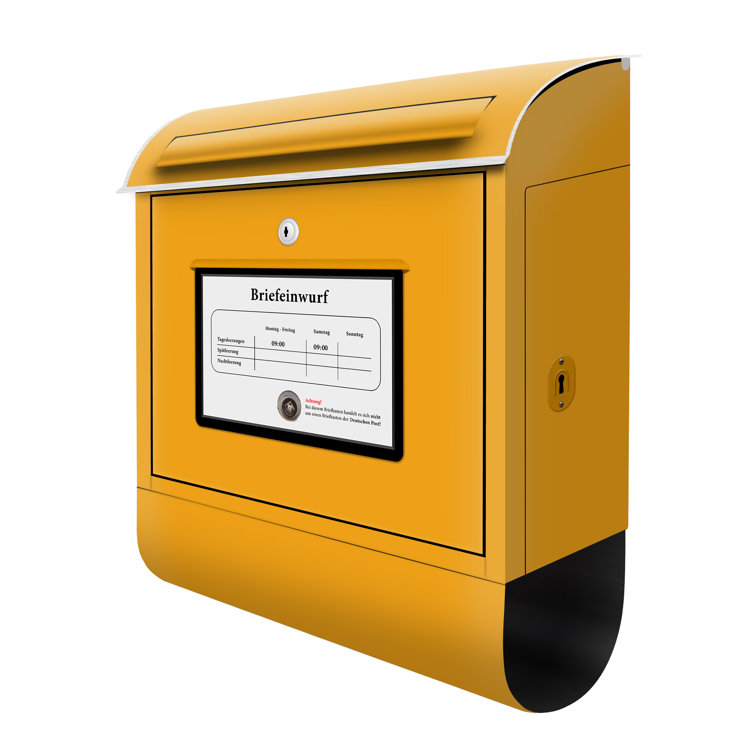 Corrigan Studio Briefkasten mit Zeitungsfach Kaden Wayfair.de